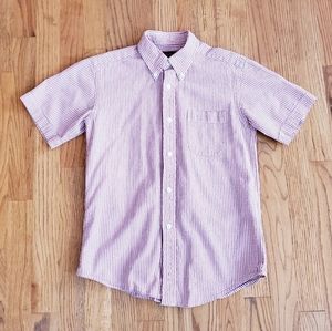 Brooks Brothers Boys Seersucker Short Sleeve Shirt